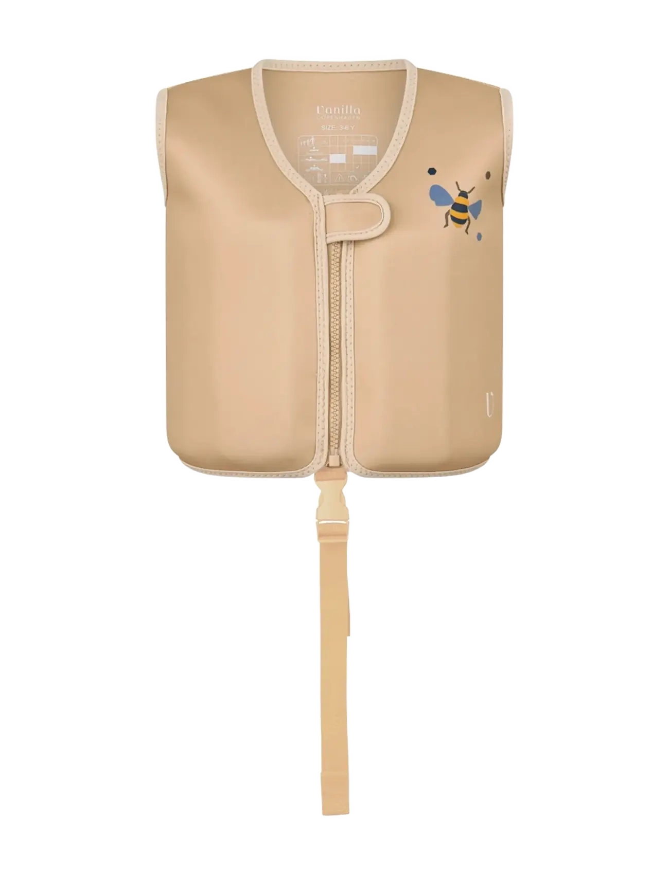 Vanilla Copenhagen Swim Vest - Neoprene - Honeybee - Urheiluvarusteet - BEIGE / beige
