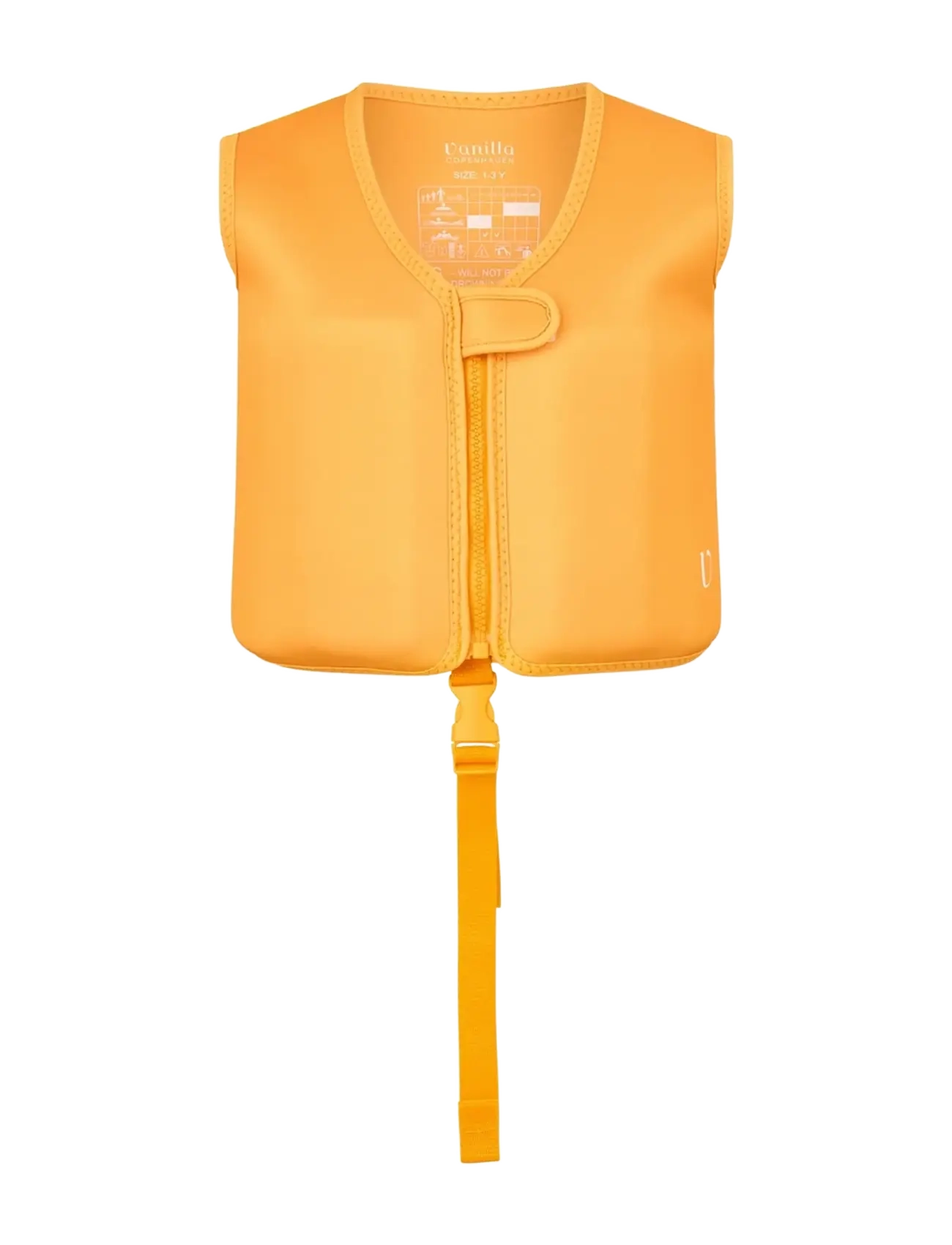 Vanilla Copenhagen Swim Vest - Neoprene - Amber - Urheiluvarusteet - AMBER / orange
