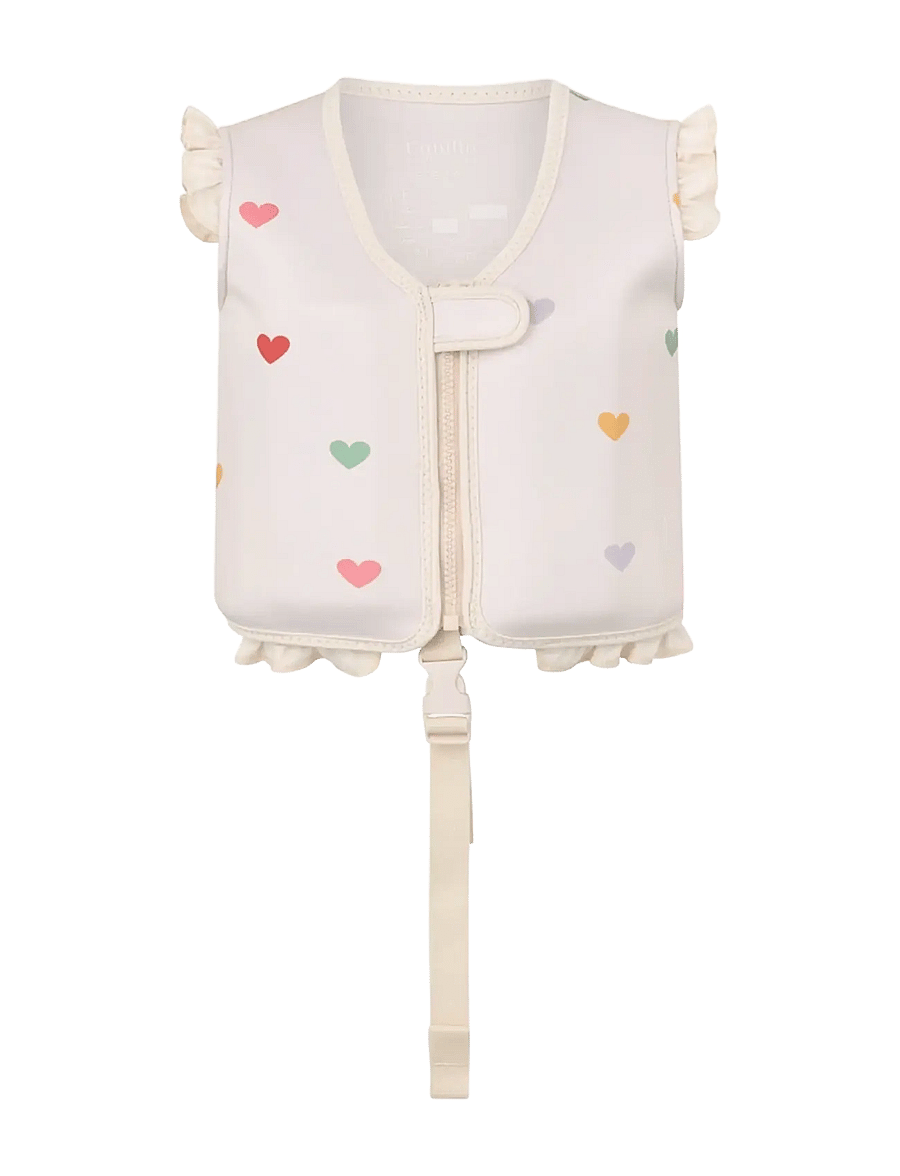 Vanilla Copenhagen - Swim Vest - Neoprene - Hearts - zwemaccessoires - cream - 1