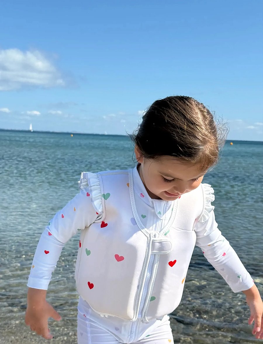 Vanilla Copenhagen - Swim Vest - Neoprene - Hearts - zwemaccessoires - cream - 2