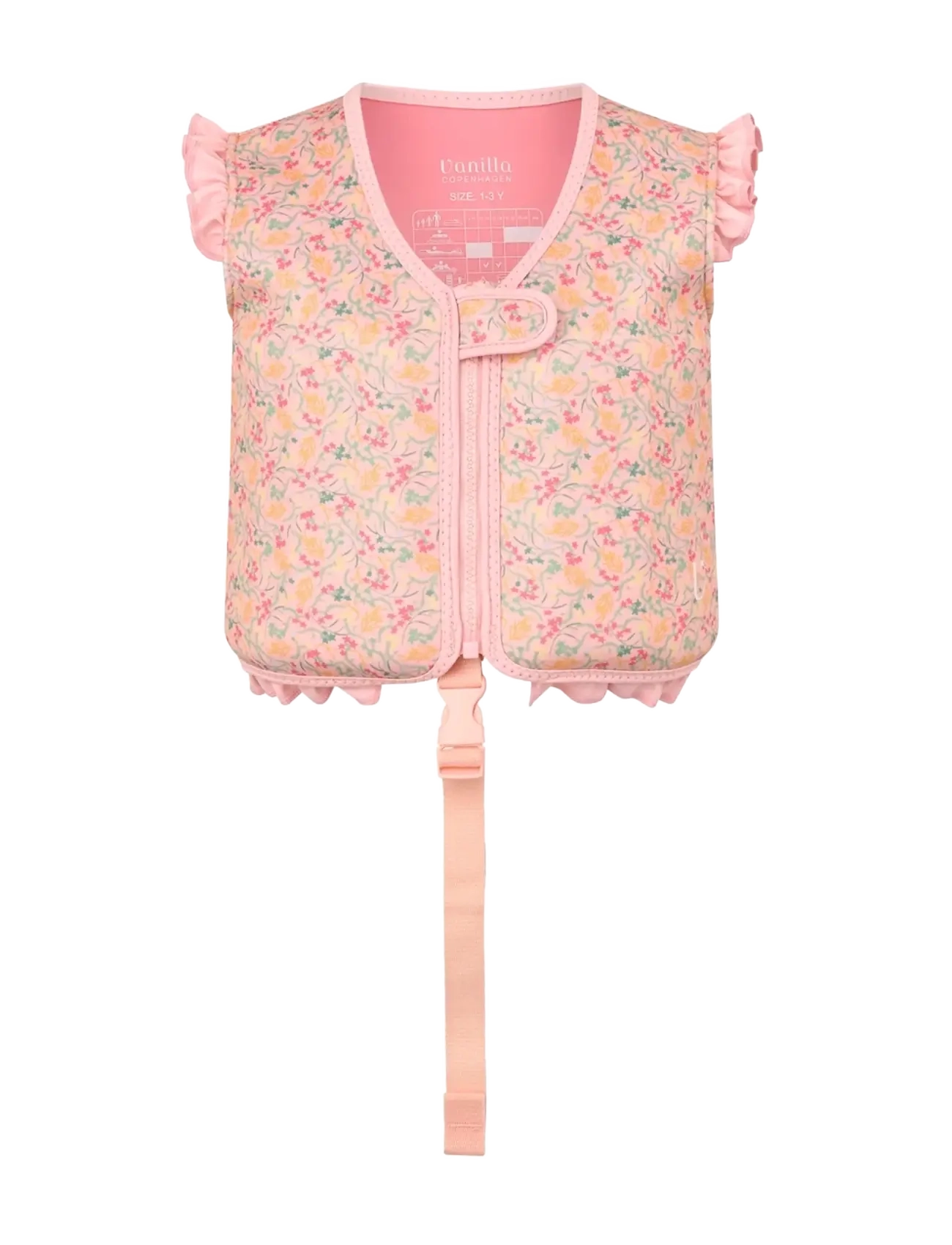 Vanilla Copenhagen Swim Vest - Neoprene - Liberty Beach - Lapsed 98–134 - ENGLISH ROSE / pink/rose