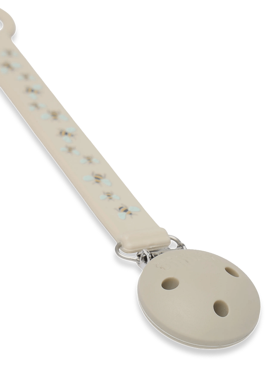 Vanilla Copenhagen - Pacifier Holder - Silicone - Honeybee - schnullerband - milk - 3