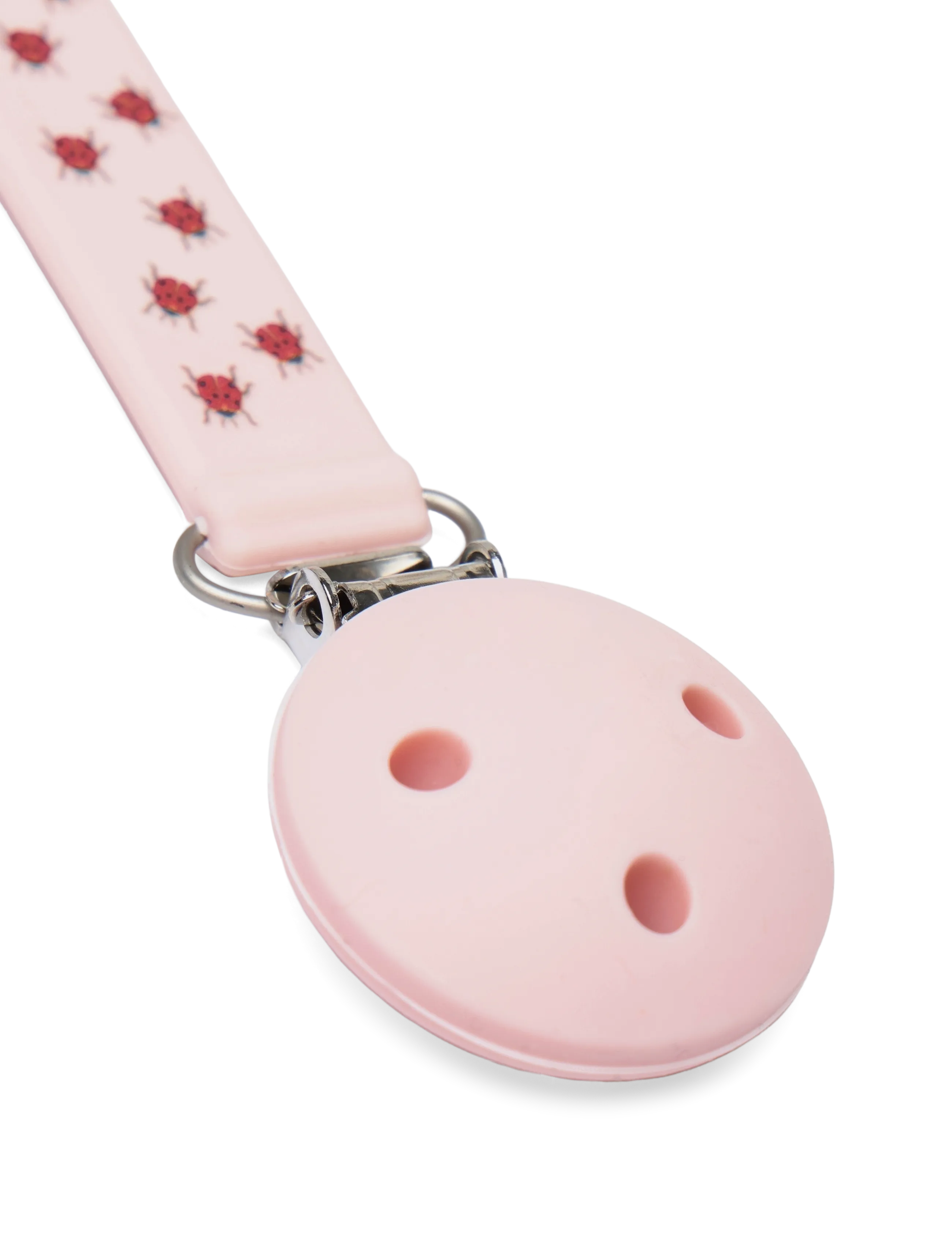 Vanilla Copenhagen - Pacifier Holder - Silicone - Ladybug - lutid - english rose - 1