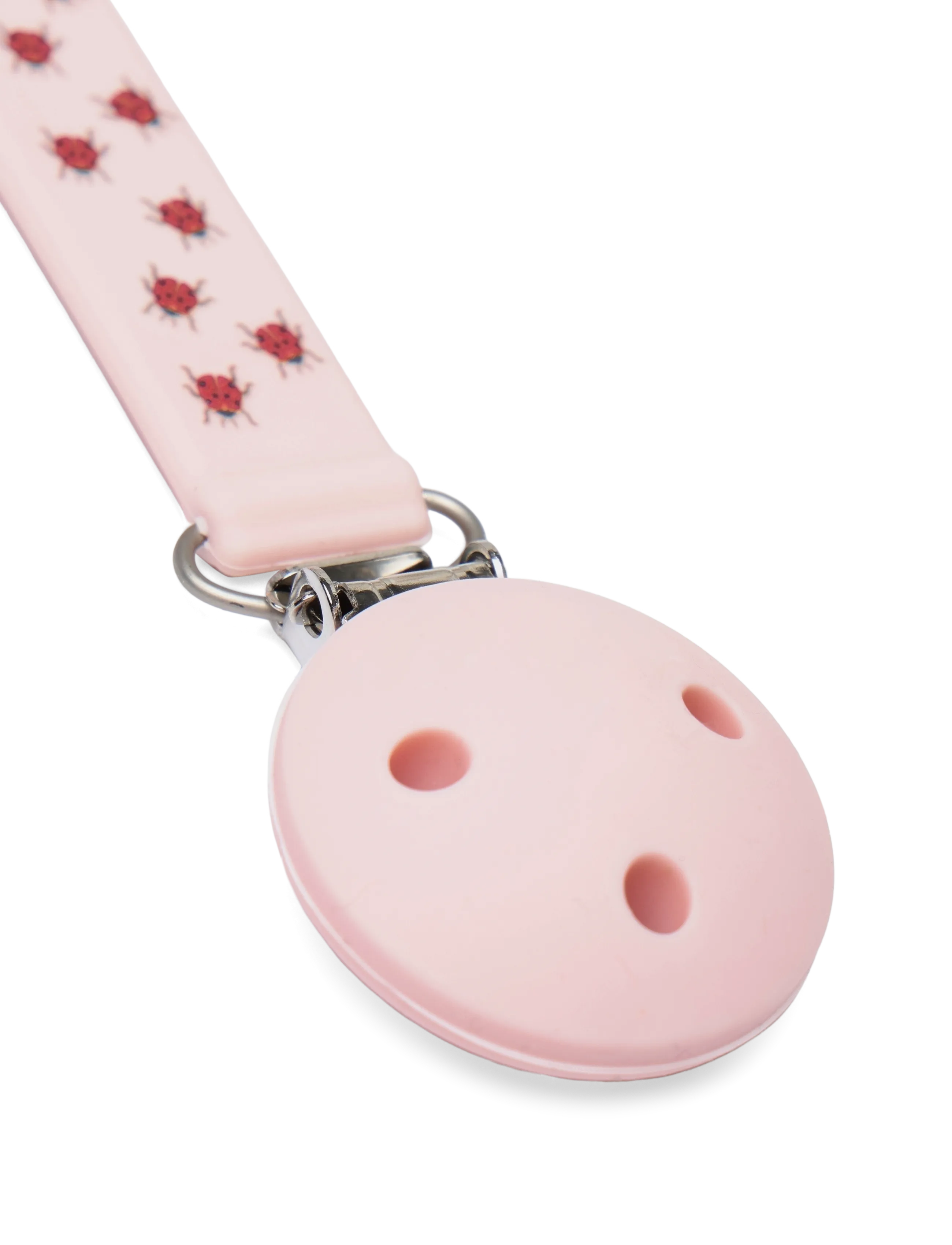 Vanilla Copenhagen - Pacifier Holder - Silicone - Ladybug - pacifiers - english rose - 1