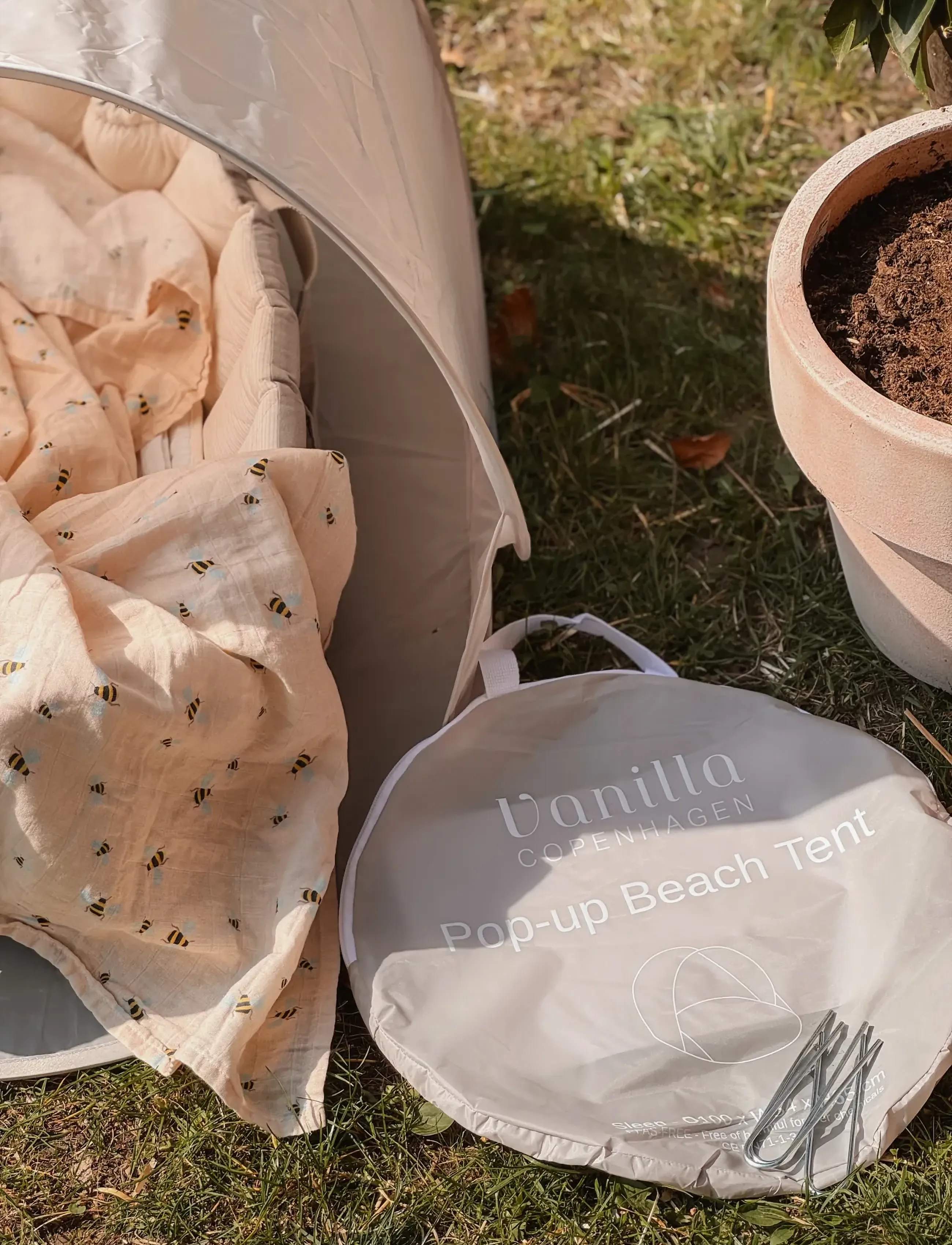 Vanilla Copenhagen - Pop-up Tent Sleep - Oyster Grey - oyster grey - 4