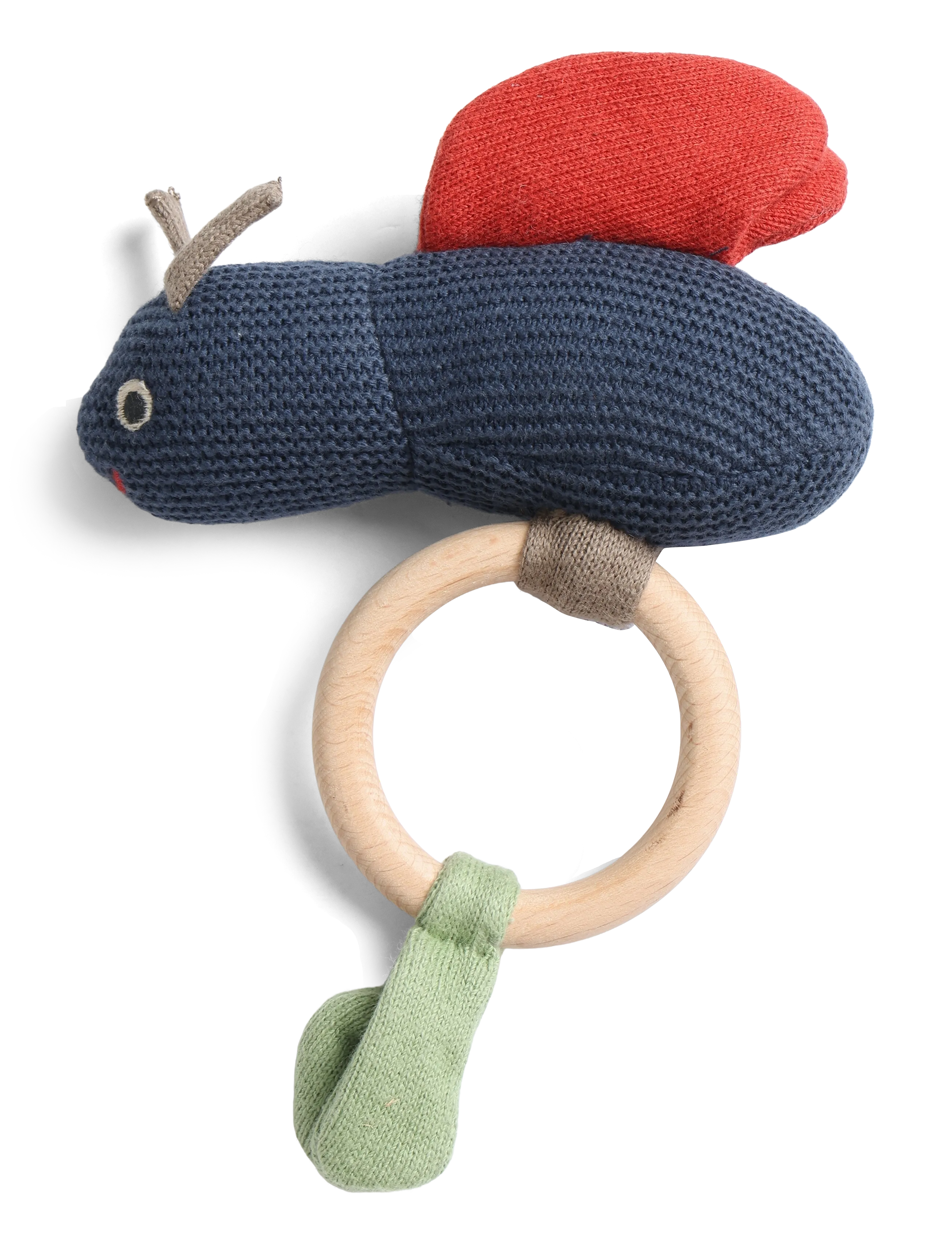Vanilla Copenhagen Rangle - Ladybug, 15 cm, Red, Baby Legetøj > Teething Legetøj, Børn