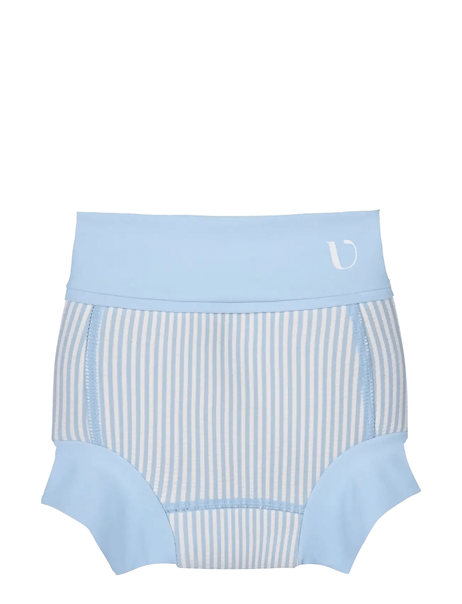 Vanilla Copenhagen - Swim Pants - Neoprene - Seersucker - sundbleyjur - blue - 0