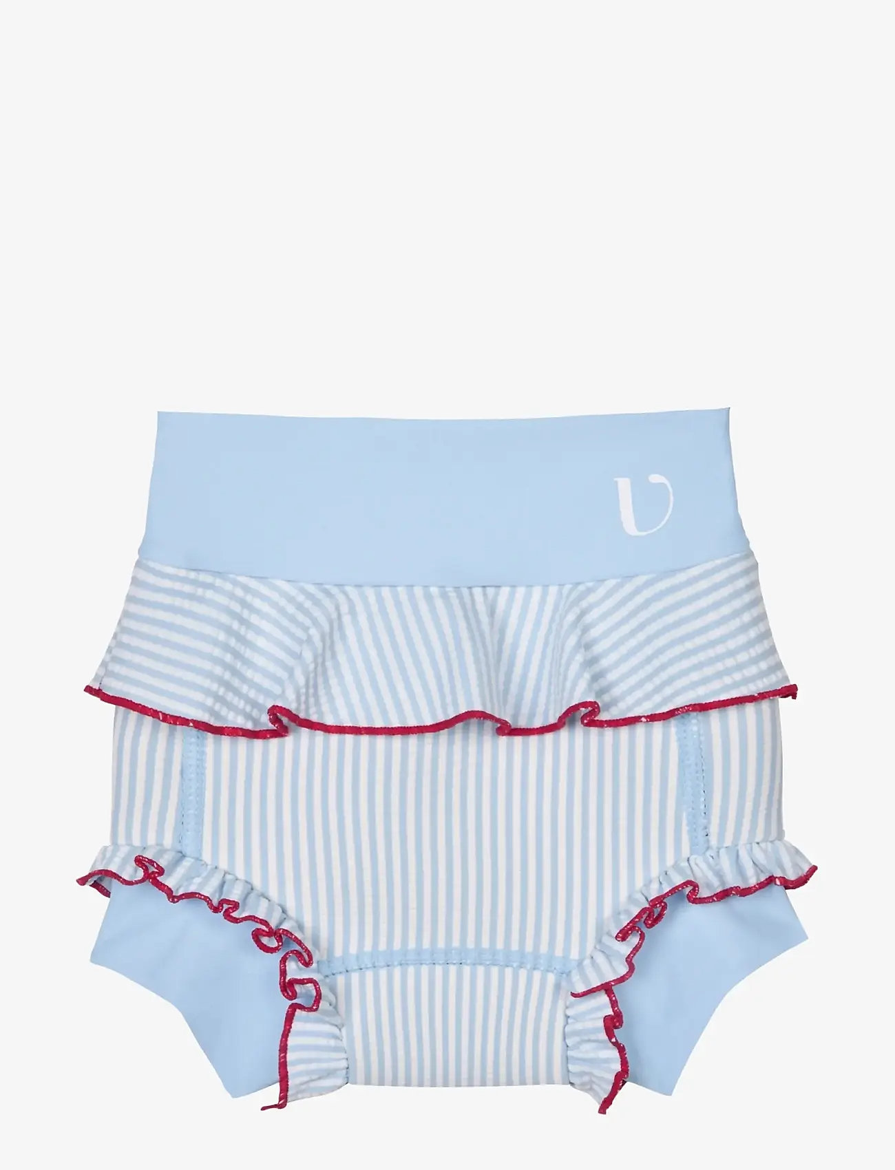 Vanilla Copenhagen - Swim Pants - Neoprene - Frill - Blue - schwimmwindeln - blue - 0