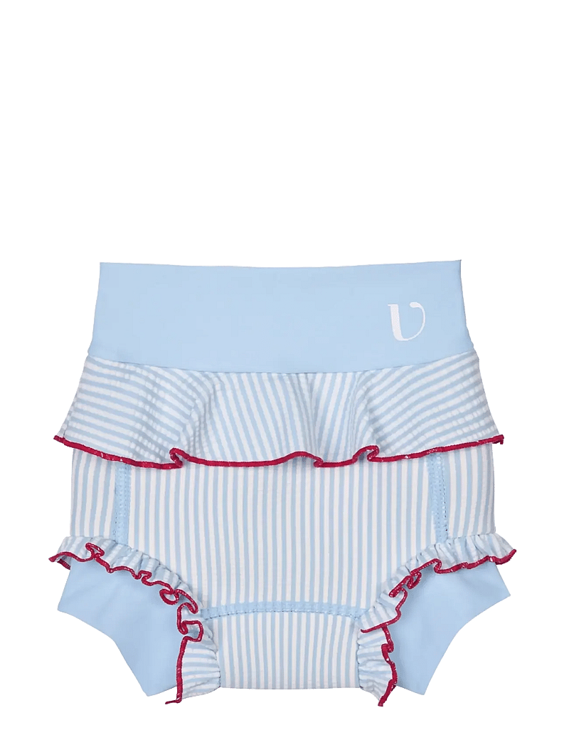 Vanilla Copenhagen - Swim Pants - Neoprene - Frill - Blue - schwimmwindeln - blue - 0