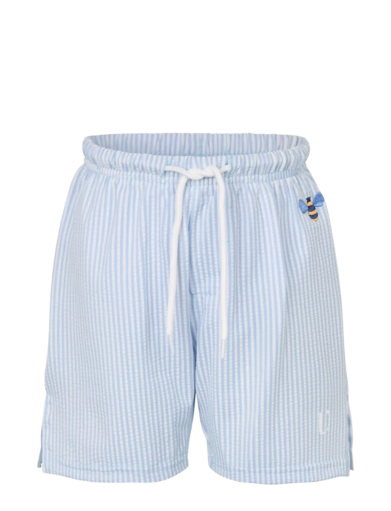 Vanilla Copenhagen Badeshorts - Seersucker, 3-4Y, Blue, Badetøj > Badeshorts, Børn