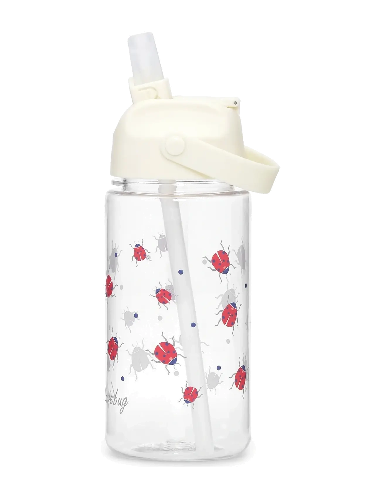 Vanilla Copenhagen Drinking Bottle - Tritan - Ladybug - 500 ml - Essenszeit - TRANSPARENT / cream