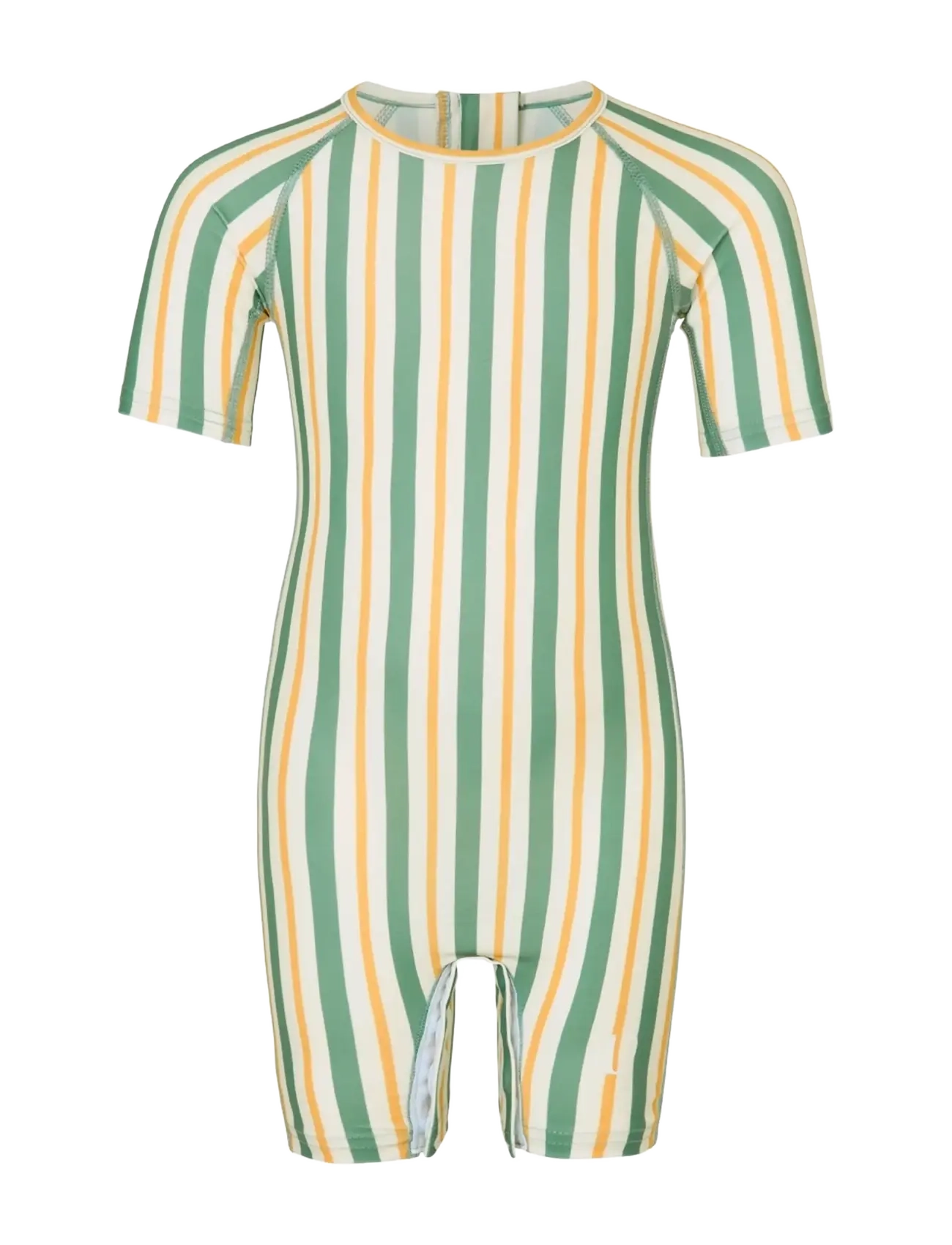 Vanilla Copenhagen Baby Badeheldragt - Fern - Striped, 12/18M, Green, Badetøj > Badedragter, Børn