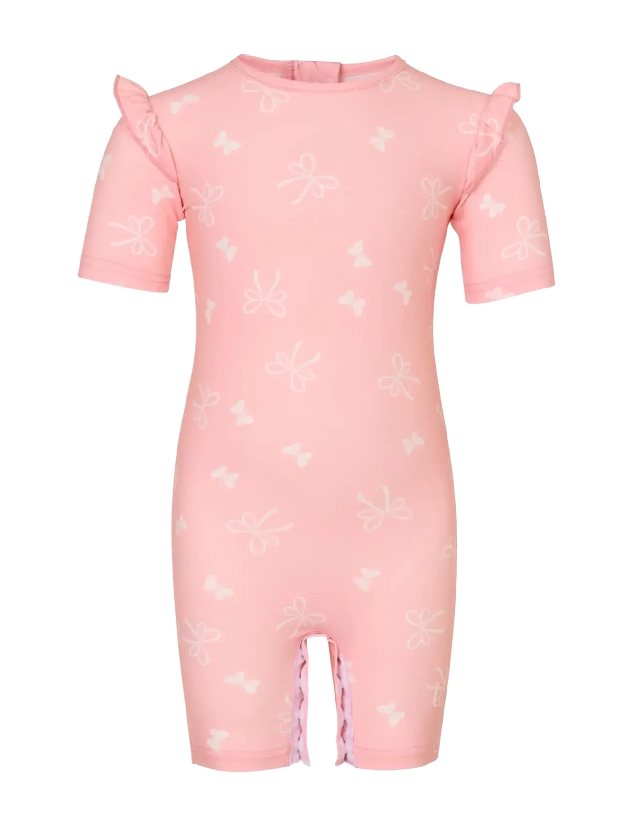 Vanilla Copenhagen Baby Badeheldragt - Butterfly & Bow, 9-12M, Pink, Badetøj > Badedragter, Børn