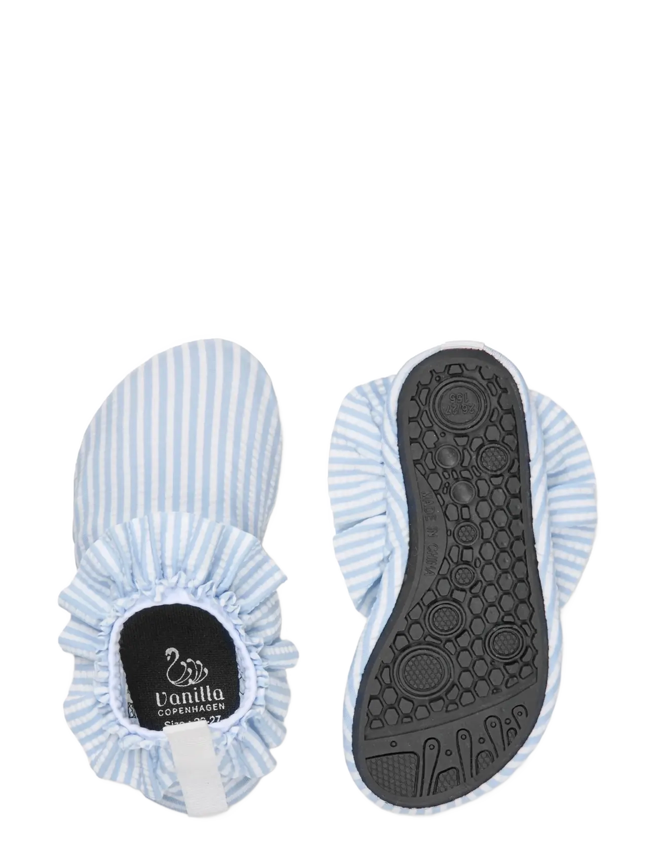 Vanilla Copenhagen Badesko - Flæse - Seersucker - App deal - BLUE / blue
