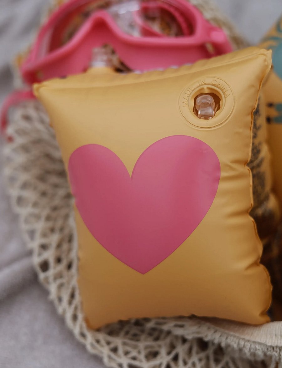 Vanilla Copenhagen - Water Wings - Neon Hearts - ujumistarvikud - neon - 0