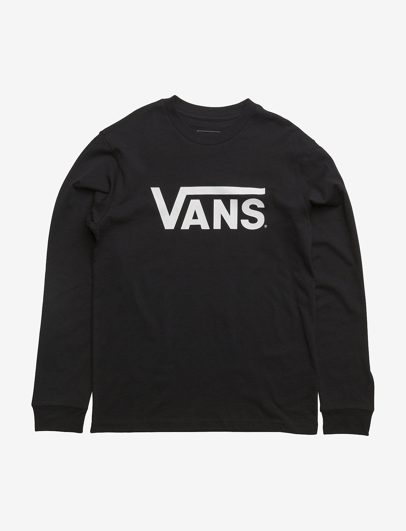 VANS CLASSIC LS BOYS - BLACK-WHITE