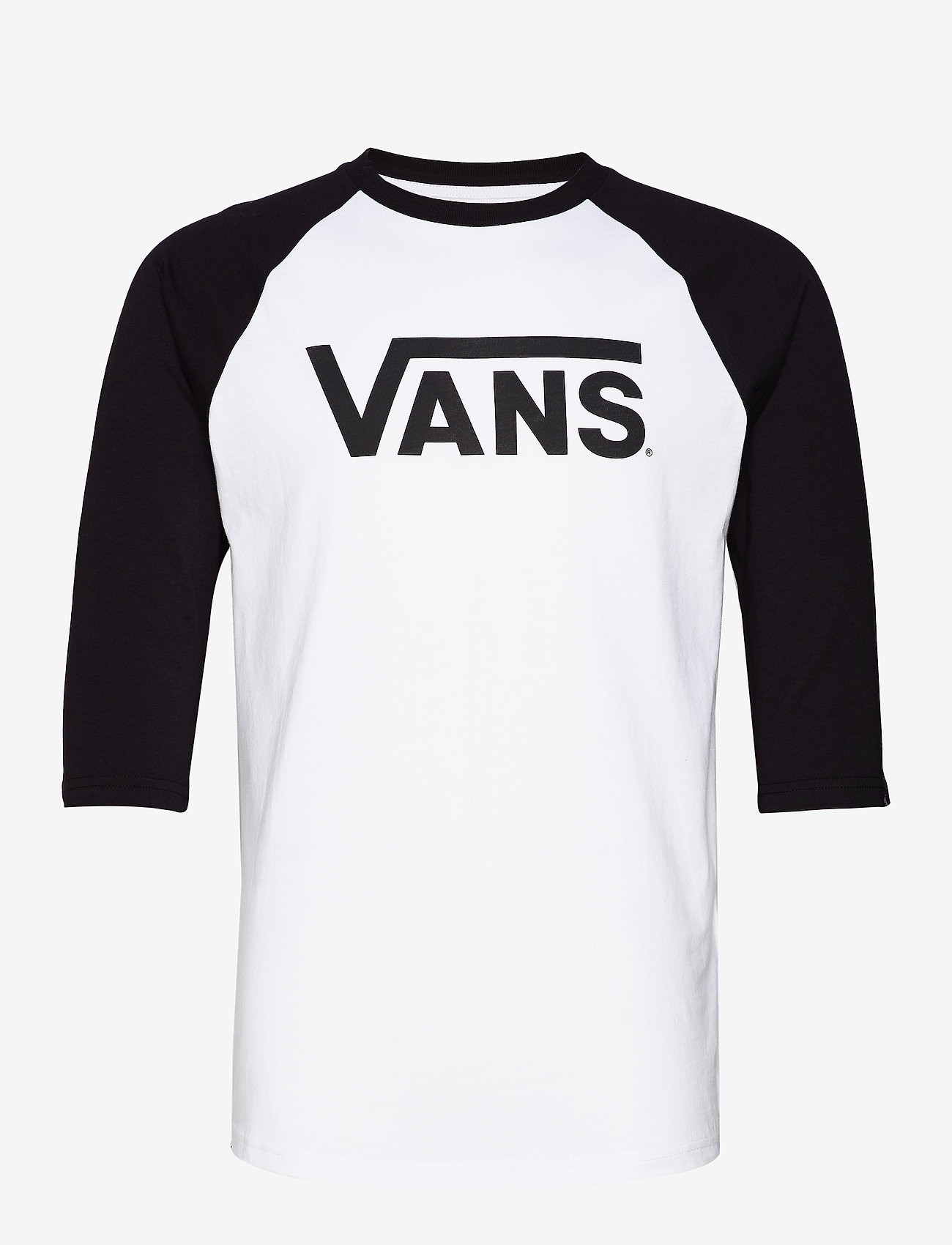 VANS - VANS CLASSIC RAGLAN - pitkähihaiset t-paidat - white/black - 0