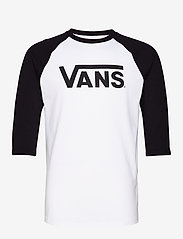 VANS - VANS CLASSIC RAGLAN - pitkähihaiset topit - white/black - 0