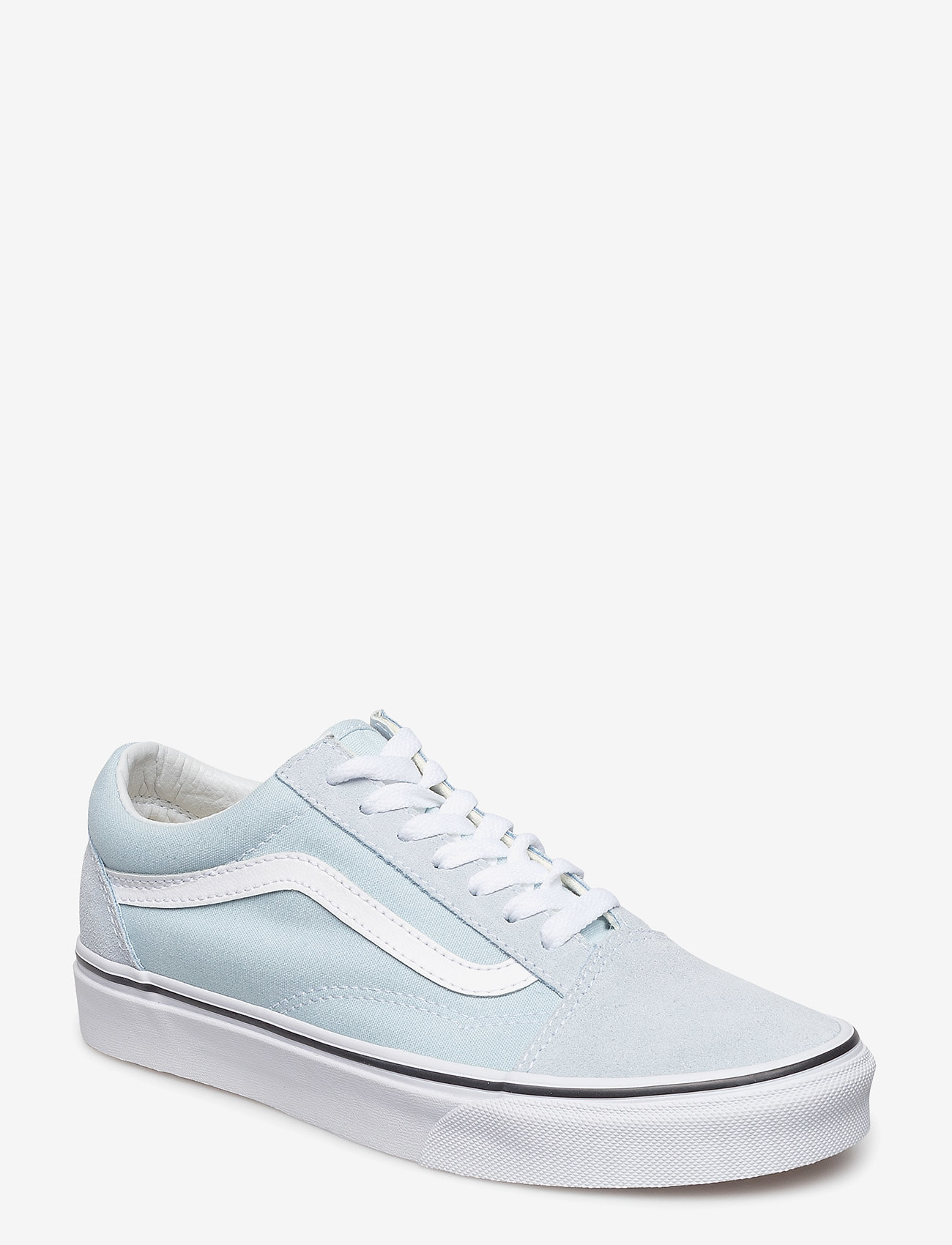 VANS - UA Old Skool - sportiska stila apavi ar pazeminātu potītes daļu - baby blue/true white - 0