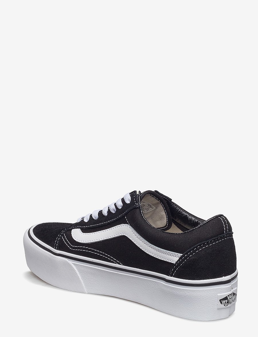 VANS - UA Old Skool Platform - låga sneakers - black/white - 2