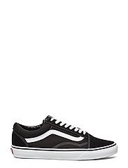 VANS - UA Old Skool - sportiska stila apavi ar pazeminātu potītes daļu - black/white - 1
