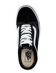 VANS - UA Old Skool - sportiska stila apavi ar pazeminātu potītes daļu - black/white - 2