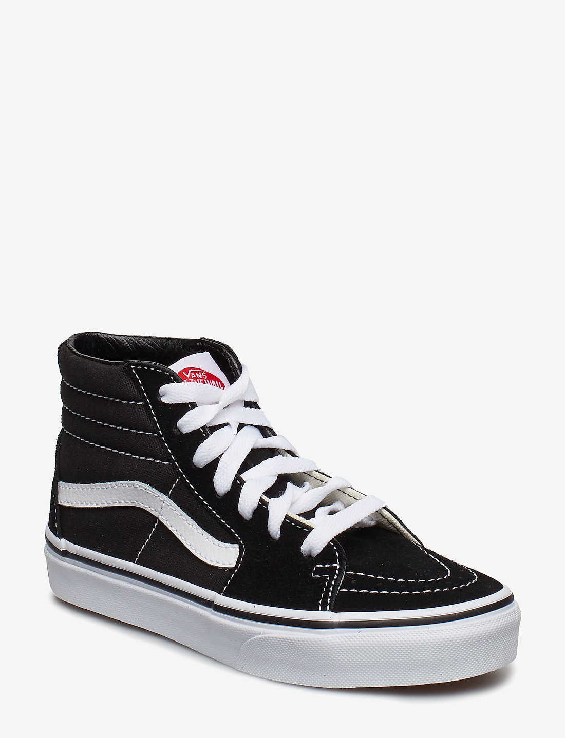 Black high top vans top size 5