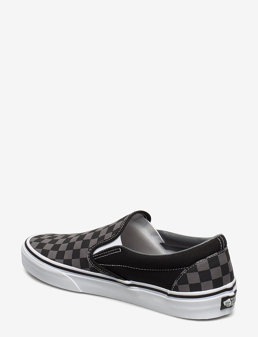 VANS - UA Classic Slip-On - niedriger schnitt - black/pewter checkerboard - 2