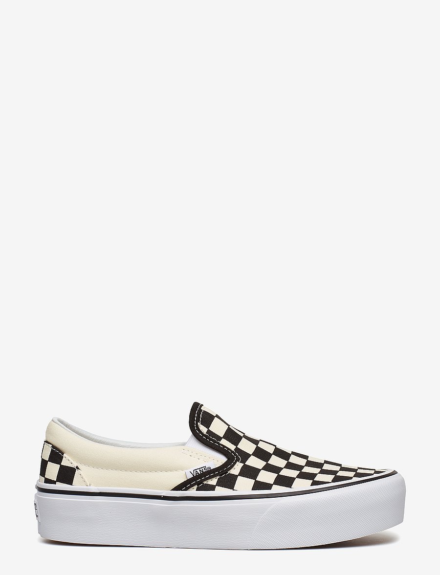 VANS - UA Classic Slip-On Platform - niedriger schnitt - checkerboard black/white - 1