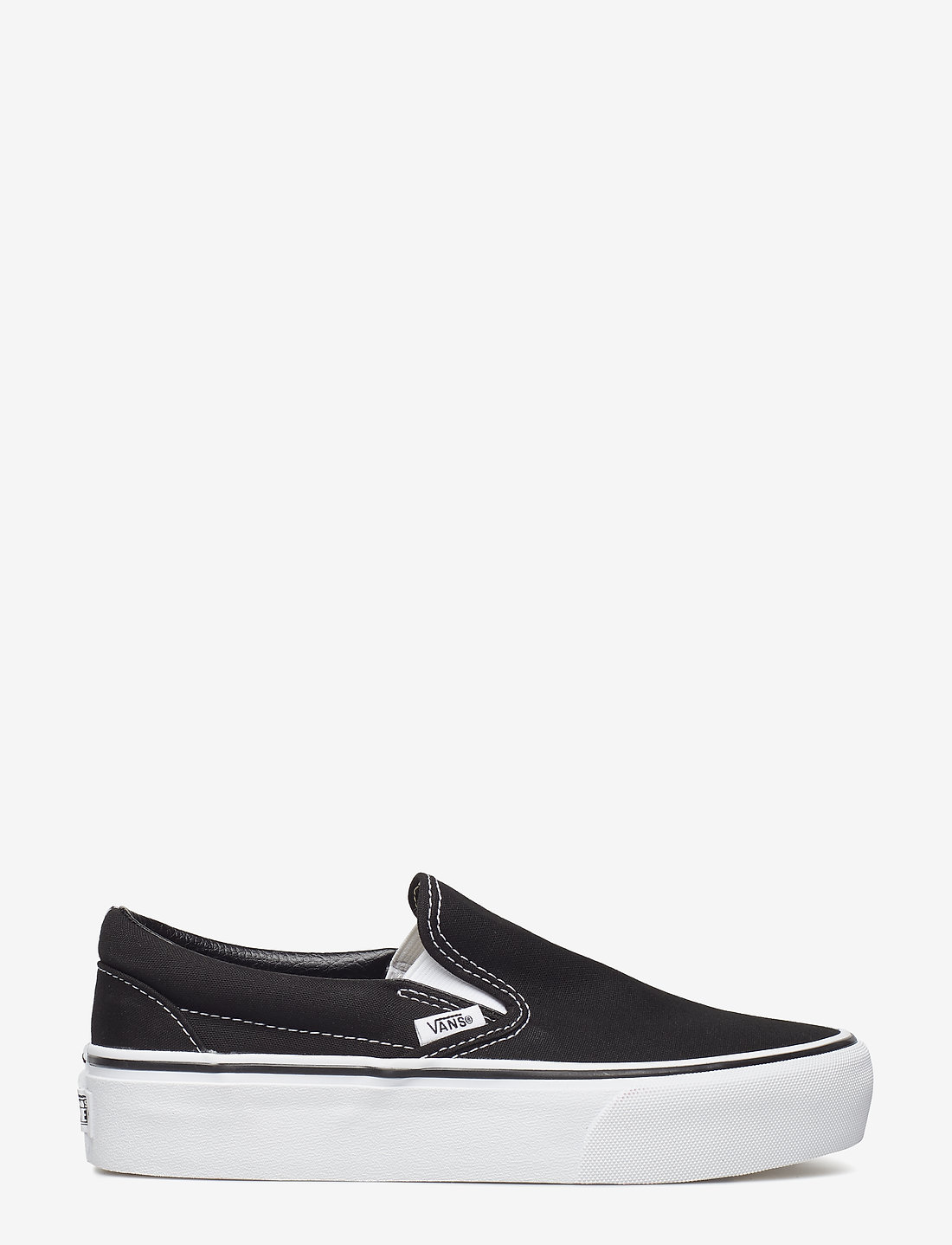 Vans classic slip on platform white 2025