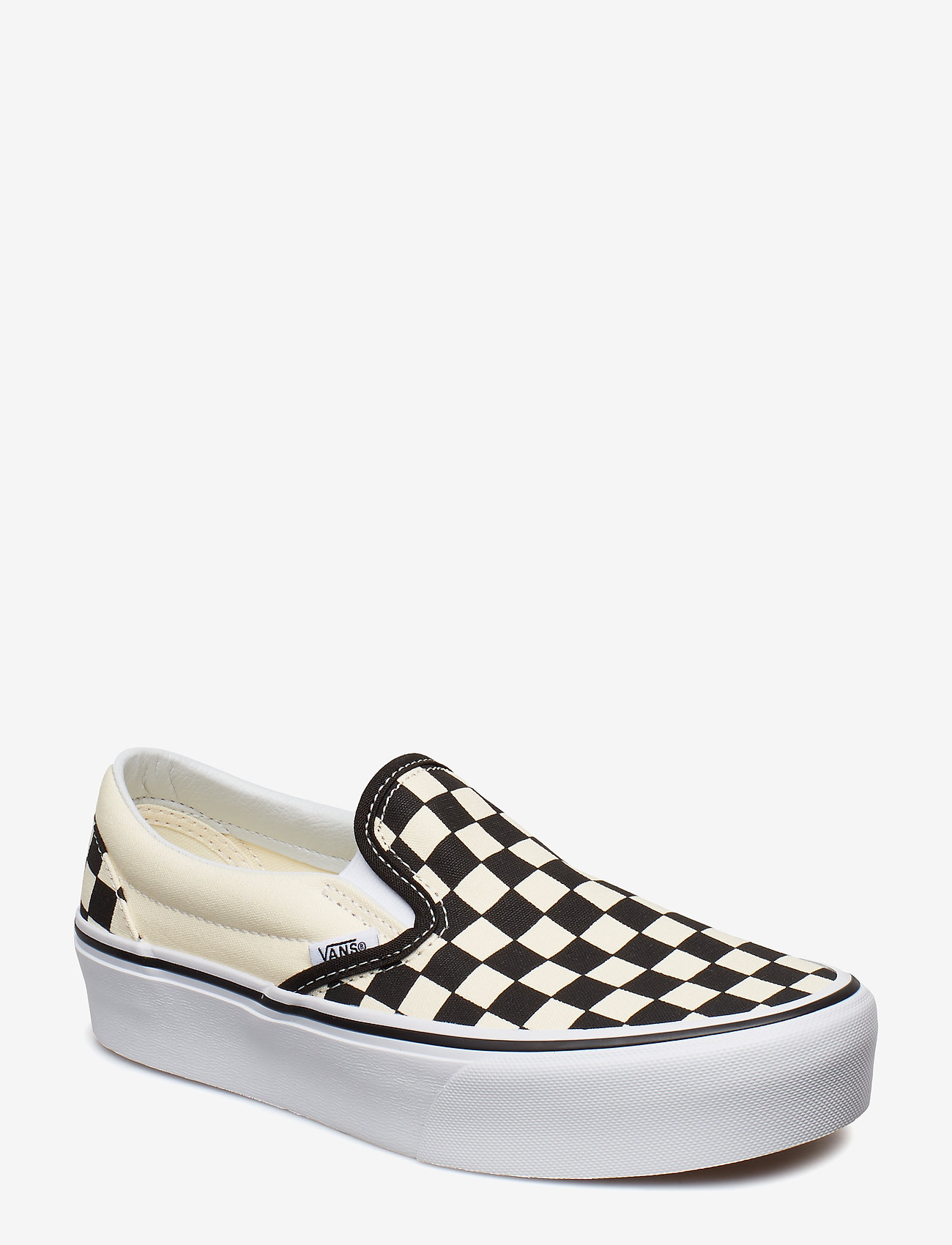 VANS - UA Classic Slip-On Platform - slip-on sneakers - checkerboard black/white - 0