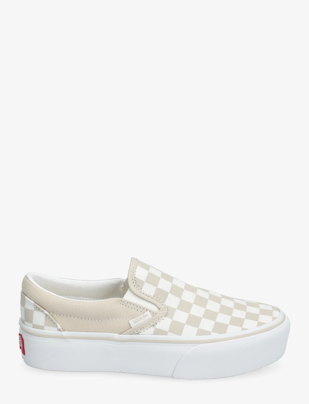 VANS - UA Classic Slip-On Platform - lave sneakers - checkerboard rainy day - 1