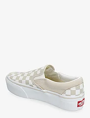 VANS - UA Classic Slip-On Platform - lave sneakers - checkerboard rainy day - 2