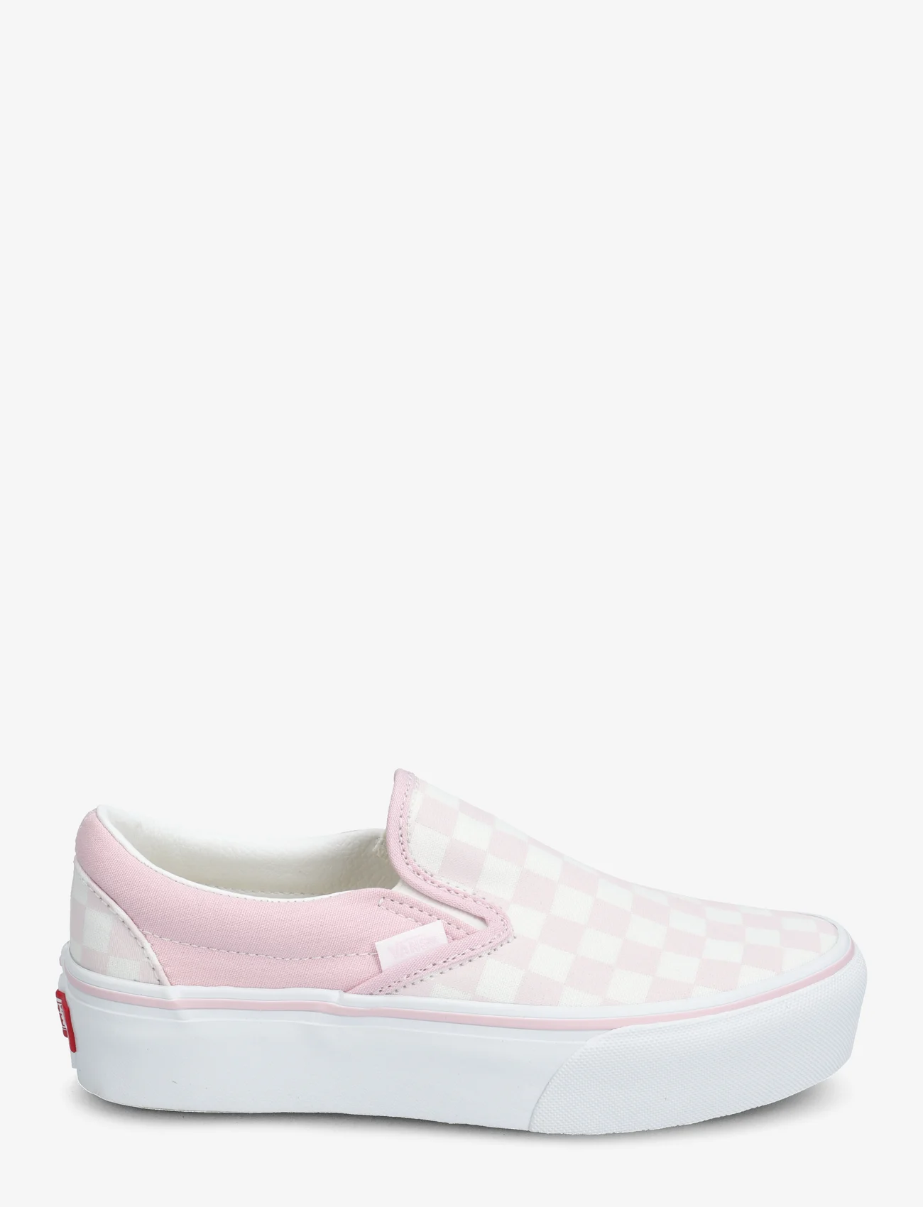 VANS - UA Classic Slip-On Platform - låga sneakers - checkerboard cradle pink - 1