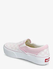 VANS - UA Classic Slip-On Platform - low top sneakers - checkerboard cradle pink - 3