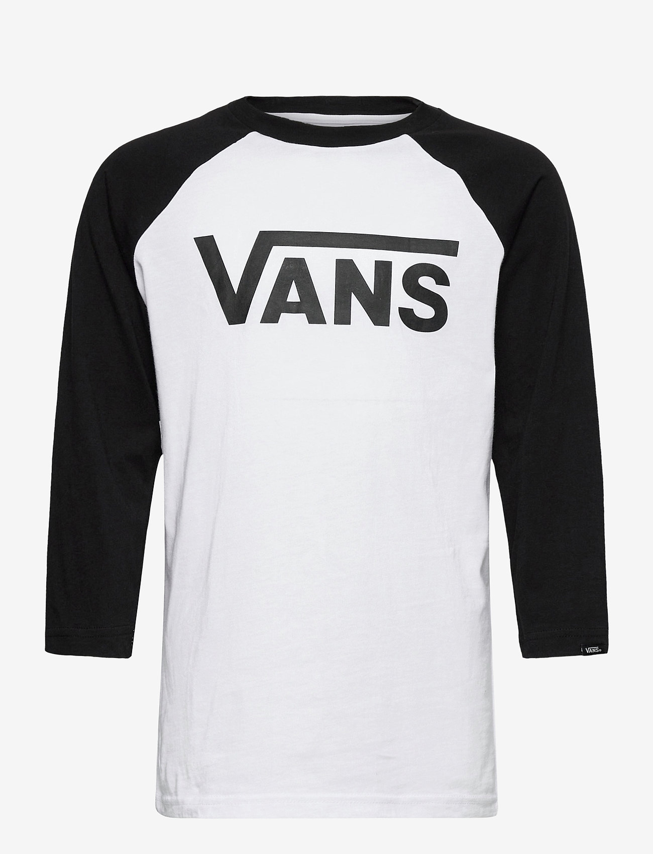 VANS - VANS CLASSIC RAGLAN BOYS - pitkähihaiset t-paidat - white/black - 0