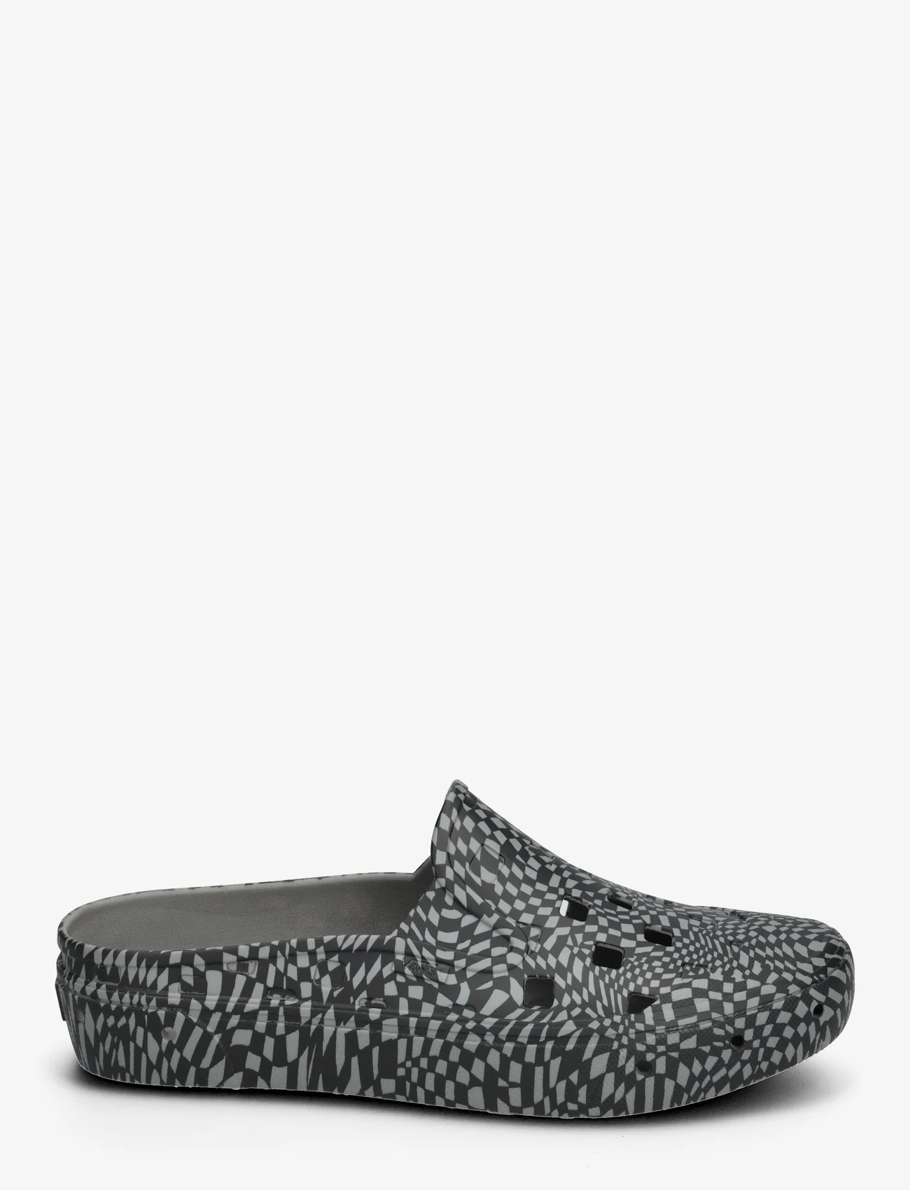 VANS - UA Slip-On Mule TRK - buty z odkrytą piętą na płaskim obcasie - surf essentials black/black/grey - 1