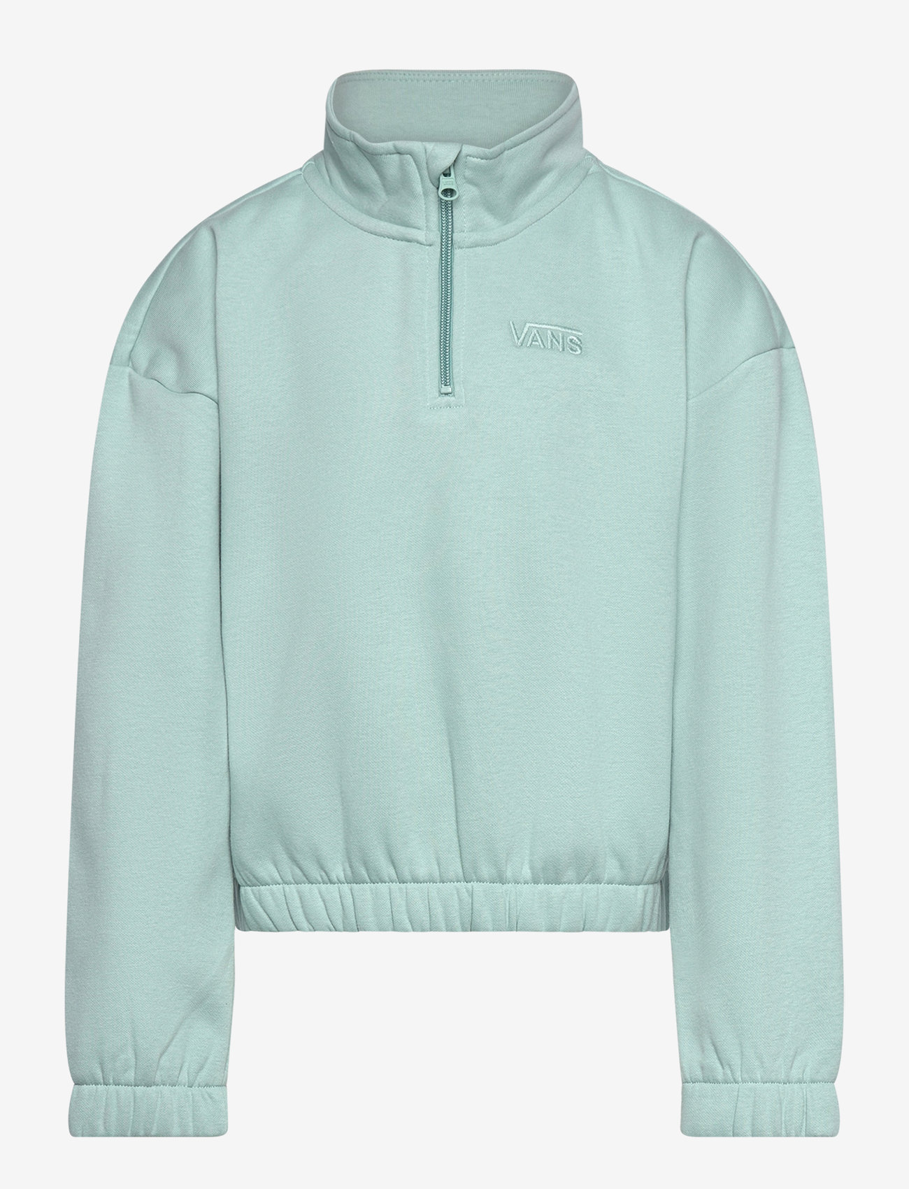 VANS - Half Zip Mock Pullover - gray mist - 0
