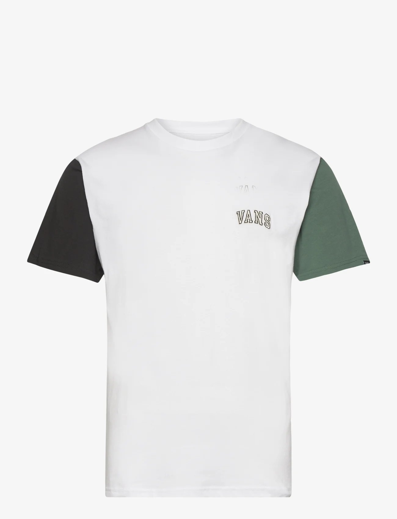 VANS - COLORBLOCK VARSITY SS TEE - madalaimad hinnad - white/black/bistrogreen - 0