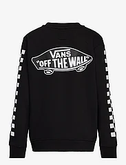 VANS - EXPOSITION CHECK CREW - sportiska stila džemperi - black - 1