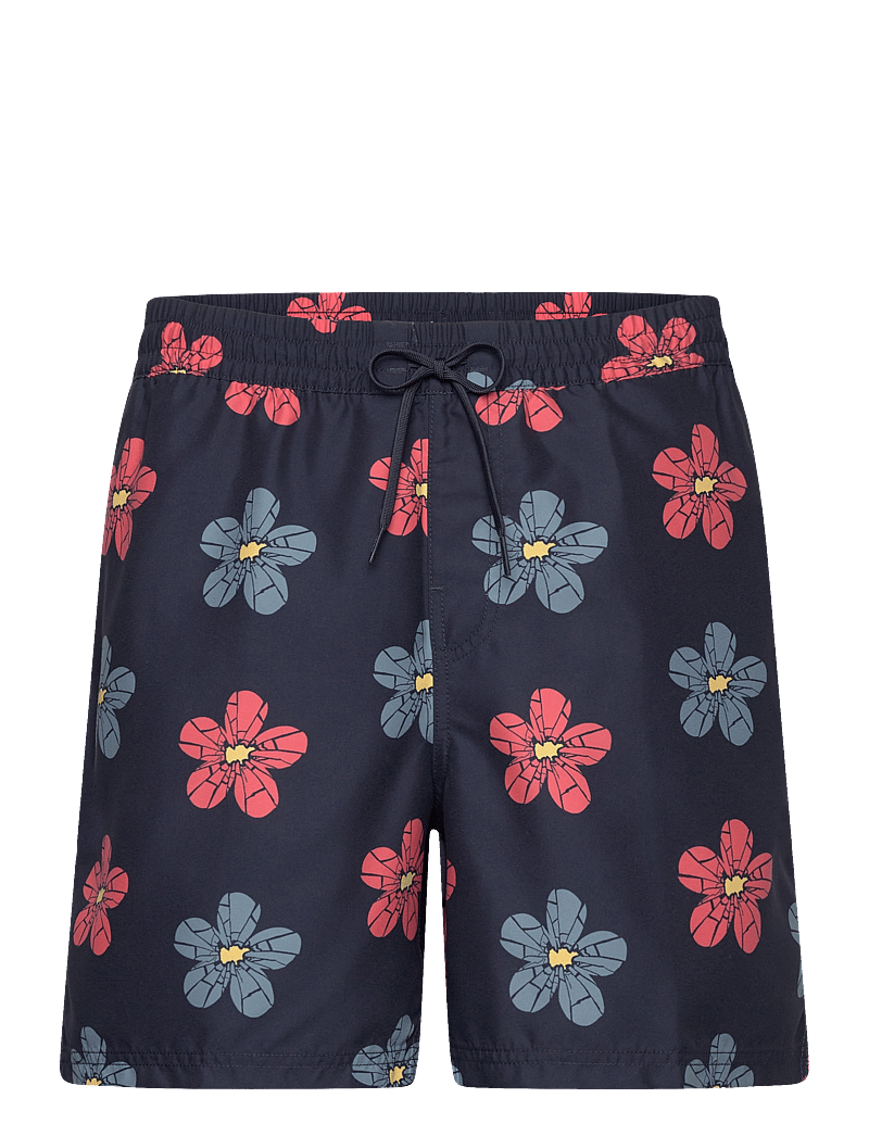 VANS - PRIMARY PRINT ELASTIC BOARDSHORT - swim shorts - parisian night - 0