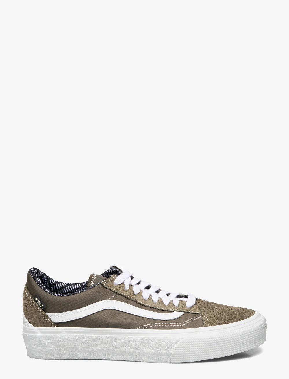 Vans old skool platform olive best sale
