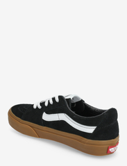VANS - SK8-Low - low top sneakers - black/gum - 2