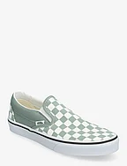 Classic Slip-On - COLOR THEORY CHECKERBOARD ICEBERG GREEN