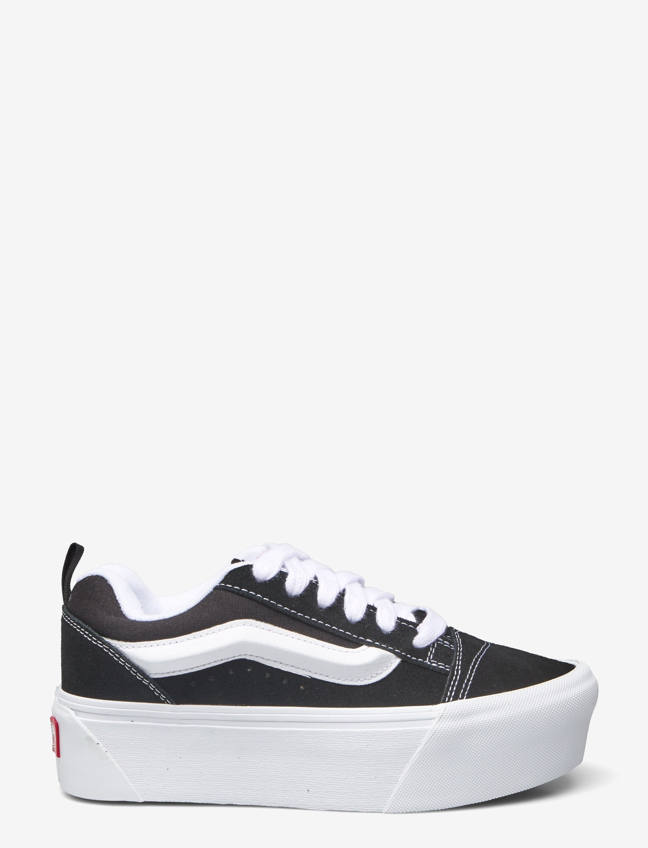 VANS - Knu Stack - madala säärega tossud - black/true white - 1