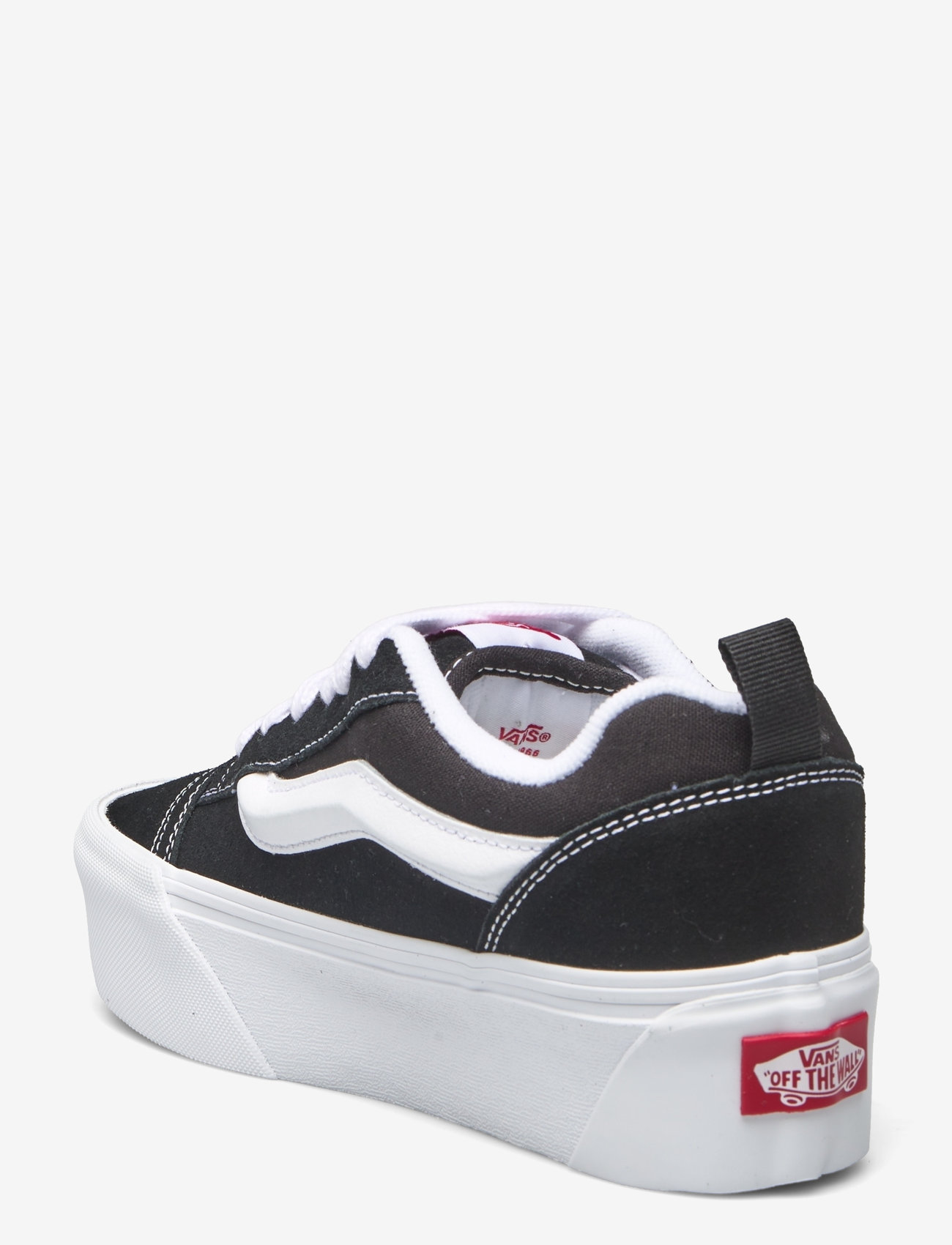 VANS - Knu Stack - madala säärega tossud - black/true white - 2