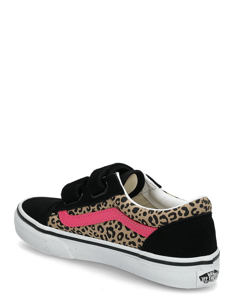 VANS - Old Skool V - canva sneakers - pink velvet/black - 1