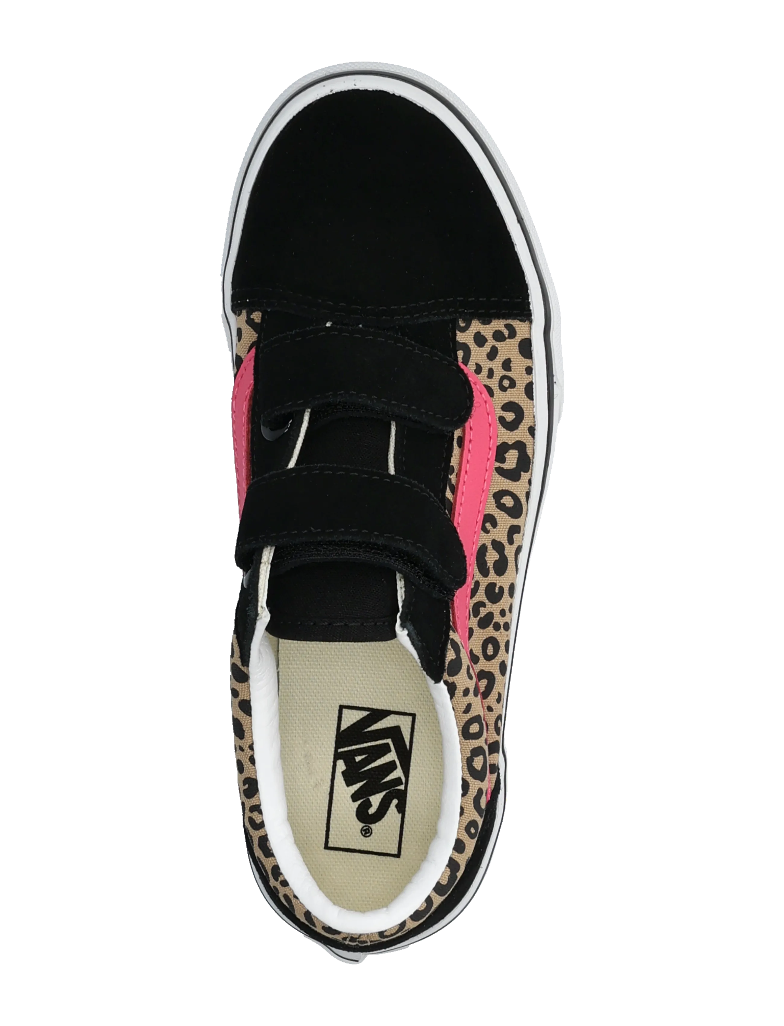 VANS - Old Skool V - canva sneakers - pink velvet/black - 3