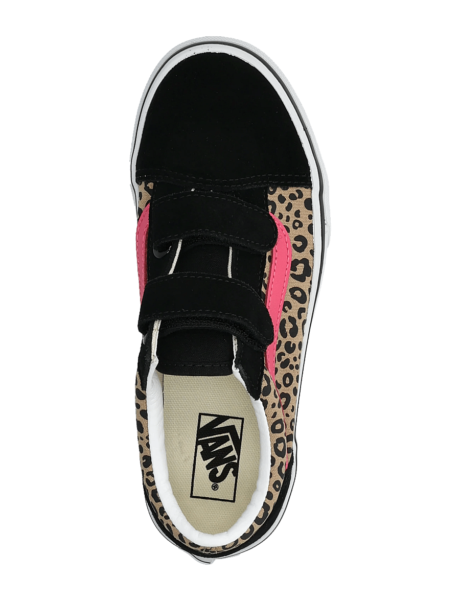 VANS - Old Skool V - canva sneakers - pink velvet/black - 3