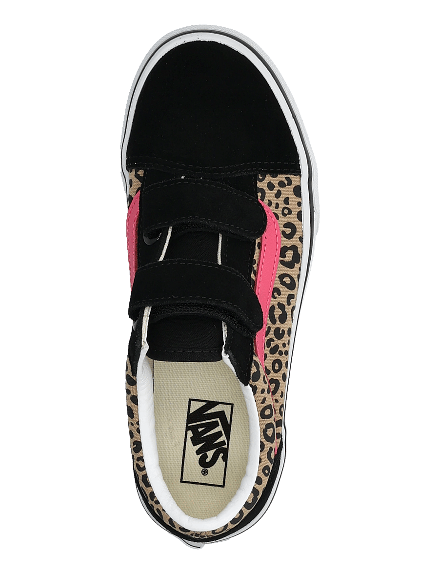 VANS - Old Skool V - canvas-sneaker - pink velvet/black - 3